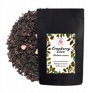 Herbata Czarna Liściasta "Cranberry Love"100g o żurawinowo-słodkim aromacie