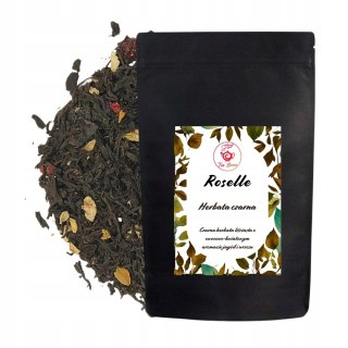 Herbata Czarna Liściasta "Roselle" 100g o aromacie jagód i wrzosu