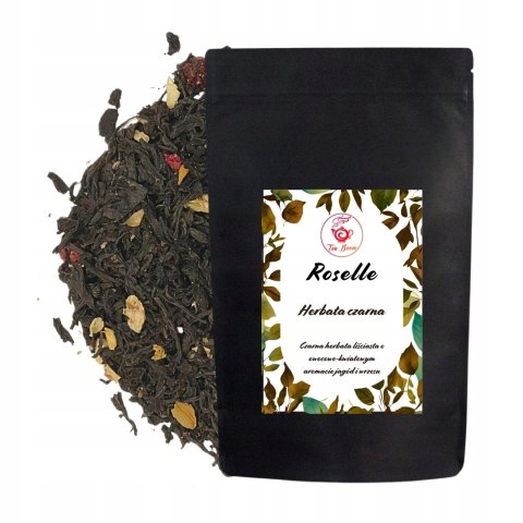 Herbata Czarna Liściasta "Roselle" 50g o aromacie jagód i wrzosu