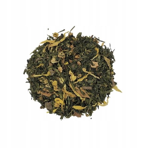 Herbata Zielona Liściasta Sencha "Dolce Sapore" 100g z jabłkiem, cynamonem