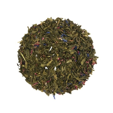 Herbata Zielona Liściasta Sencha "Kwiat Granatu" 50g z granatem