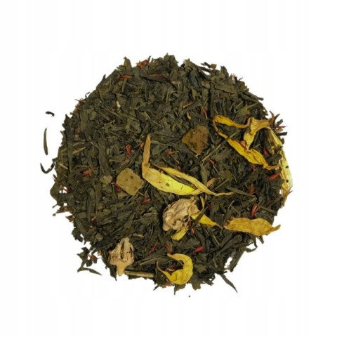 Herbata Zielona Liściasta Sencha "Kwiat Pustyni" 100g z ananasem