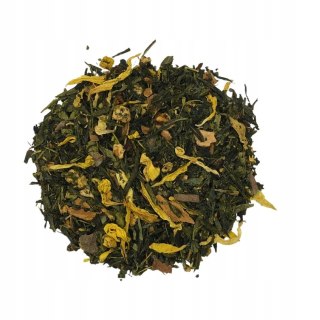 Herbata Zielona Liściasta Sencha "Primavera" 50g kwiatem i owocem bzu